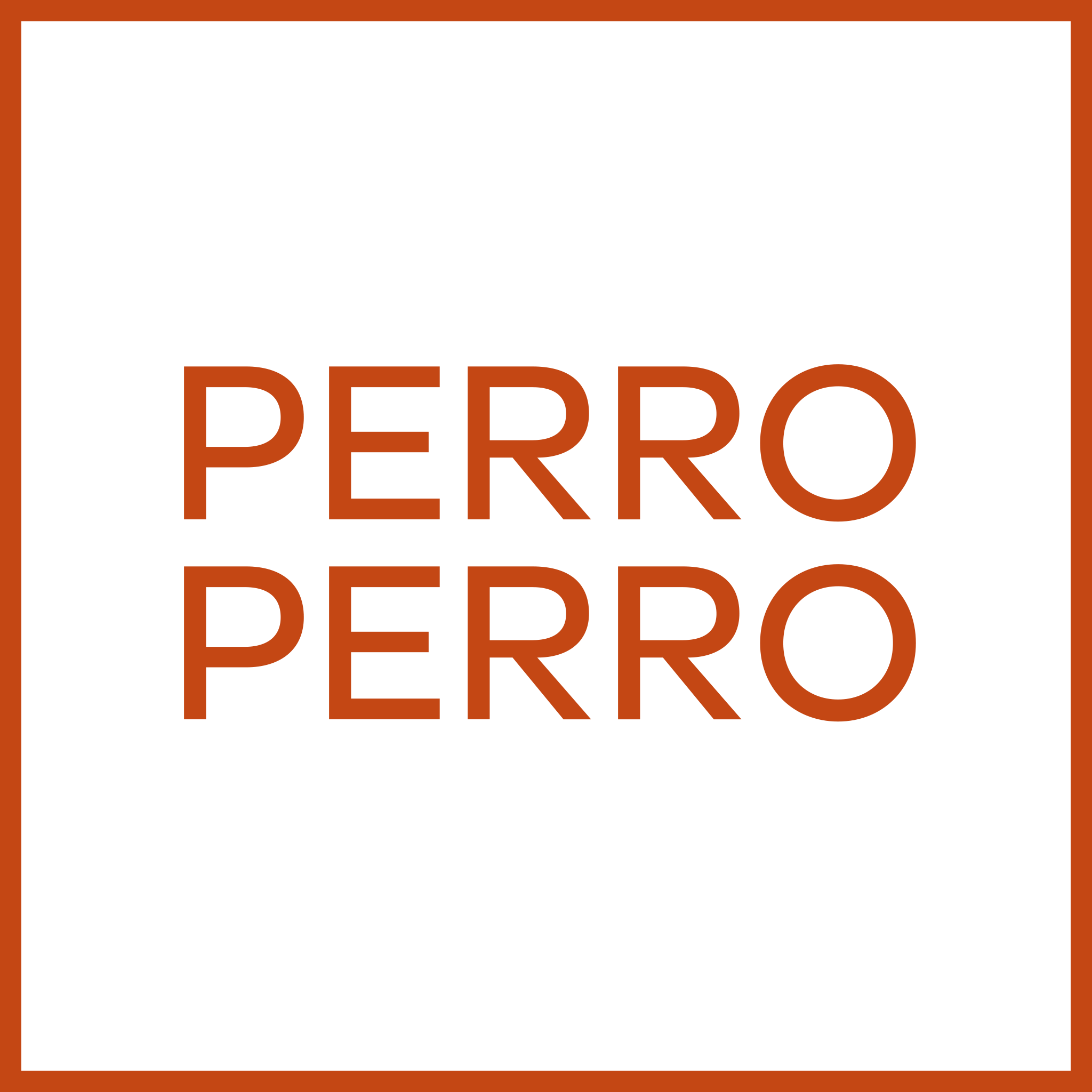 Logo thương hiệu Perro Perro – cửa hàng thức ăn và dịch vụ cho chó mèo