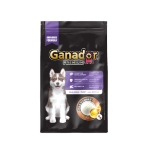 Ganador Premium - Hạt khô vị thịt sữa và DHA cho chó con