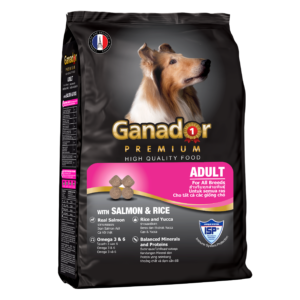 Ganador Premium - Hạt khô vị cá hồi và gạo cho chó trưởng thành