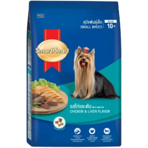 SmartHeart - Hạt khô vị gà & gan cho chó trưởng thành giống nhỏ 2.7kg