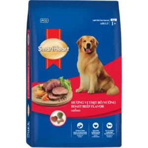 SmartHeart - Hạt vị thịt bò nướng cho chó trưởng thành 3kg