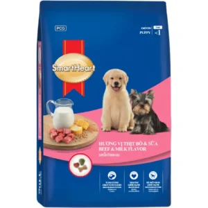 SmartHeart - Hạt khô vị bò & sữa cho chó con 400g